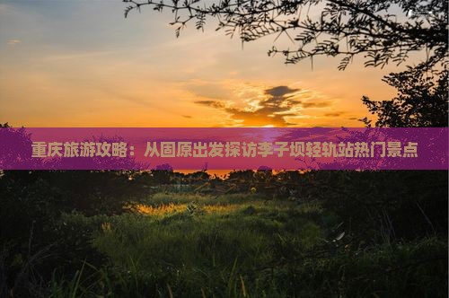 重庆旅游攻略：从固原出发探访李子坝轻轨站热门景点