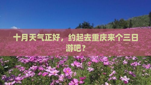 十月去重庆三日游