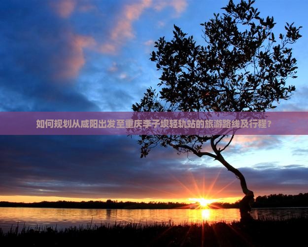 咸阳到重庆李子坝轻轨站旅游