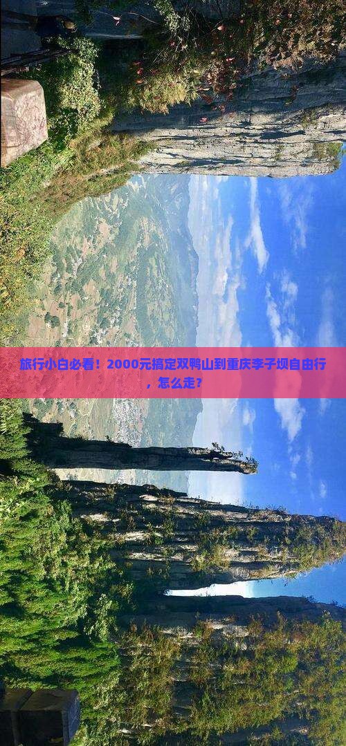 双鸭山去重庆李子坝轻轨站自由团