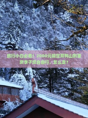 双鸭山去重庆李子坝轻轨站自由团