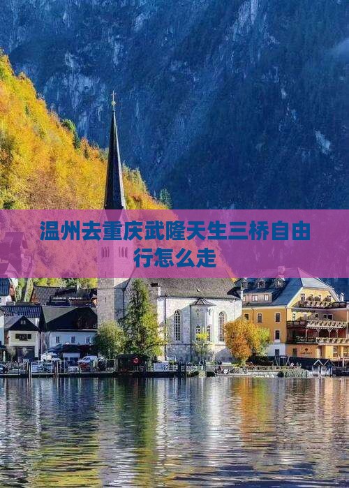温州去重庆武隆天生三桥自由行