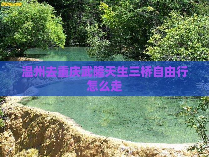 温州去重庆武隆天生三桥自由行