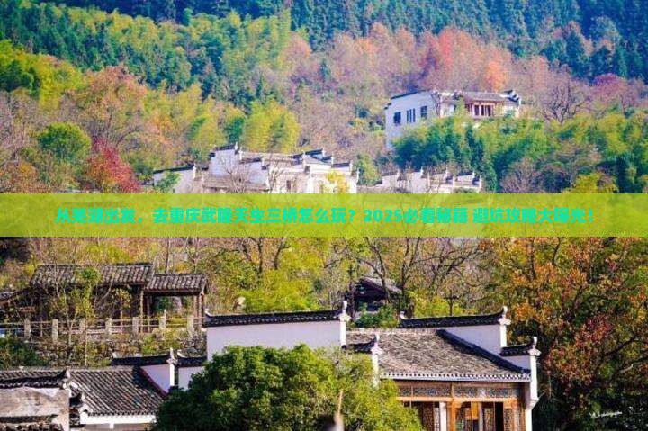 芜湖去重庆武隆天生三桥旅游