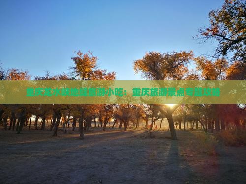 伊春去重庆龙水峡地缝旅游小吃