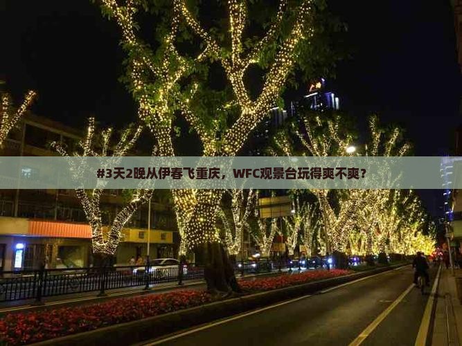 伊春到重庆wfc观景台二日游
