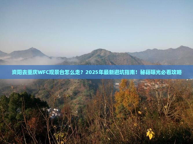 资阳去重庆wfc观景台必去地