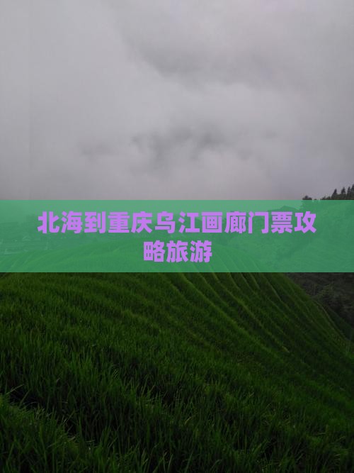 北海到重庆乌江画廊门票