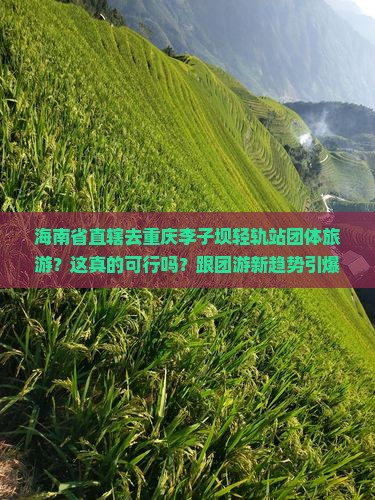 海南省直辖去重庆李子坝轻轨站团体旅游