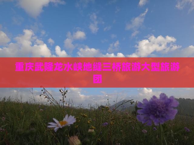 德宏到重庆龙水峡地缝大型旅游团