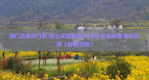 厦门去重庆门票