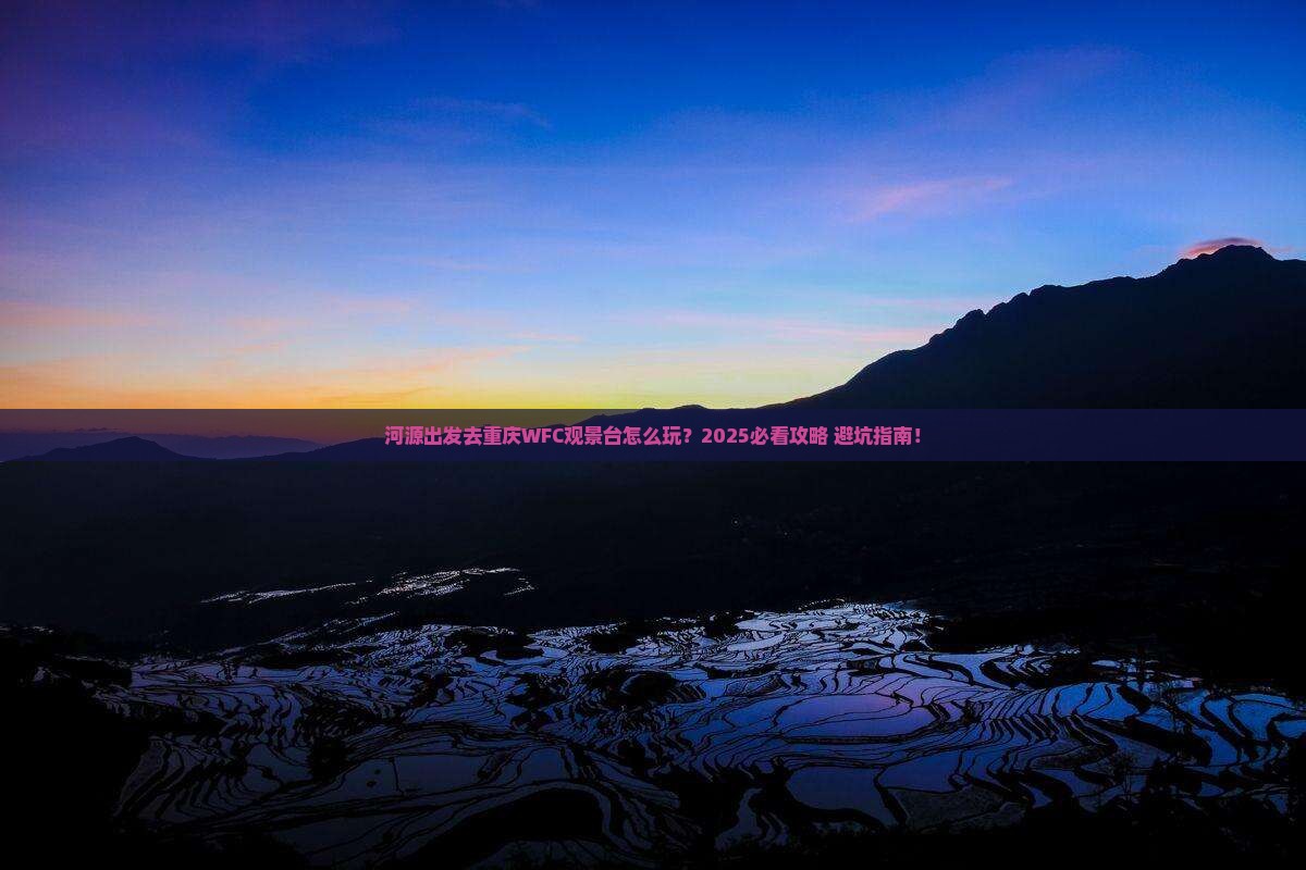 河源去重庆wfc观景台景点