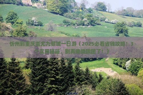忻州到重庆蚩尤九黎城一日