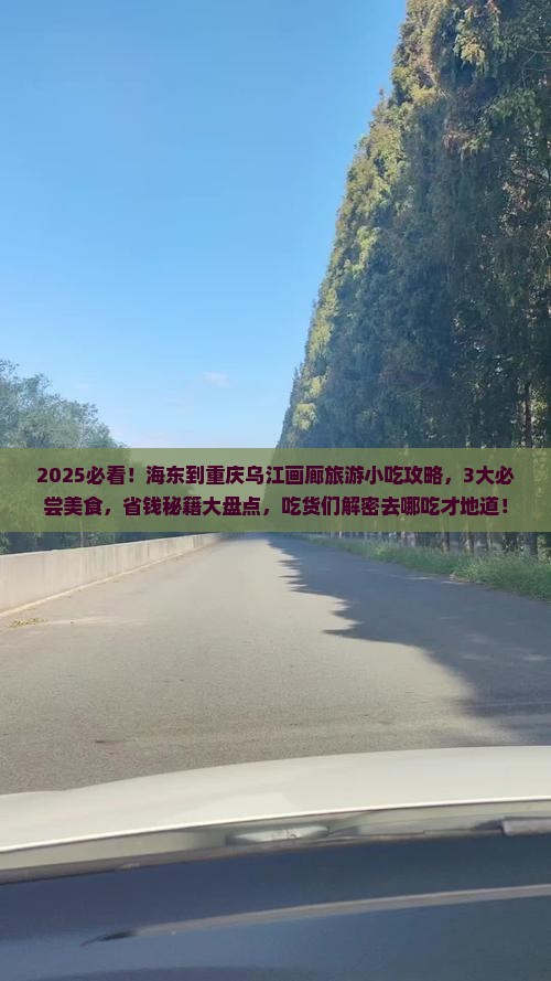 海东到重庆乌江画廊旅游小吃