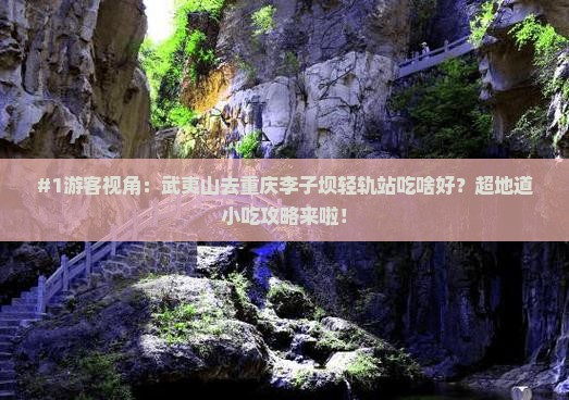 武夷山到重庆李子坝轻轨站旅游小吃