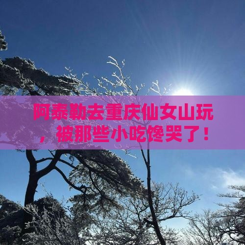 阿泰勒去重庆仙女山旅游小吃