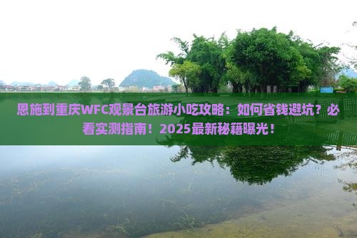 恩施到重庆wfc观景台旅游小吃