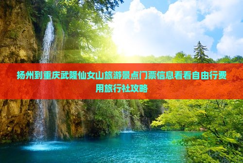 扬州到重庆武隆仙女山旅游景点门票信息看看自由行费用旅行社攻略