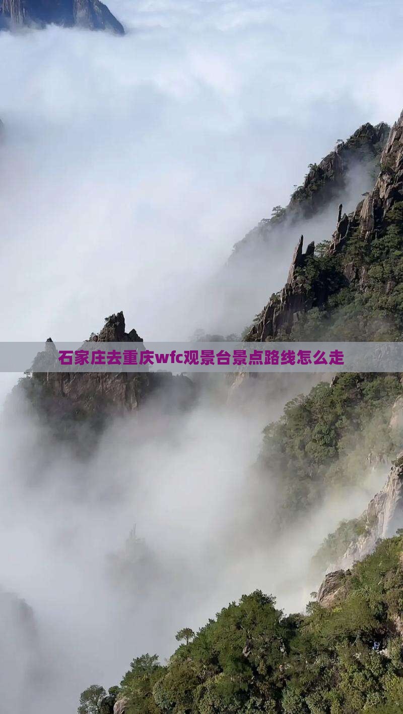 石家庄去重庆wfc观景台景点路线怎么走