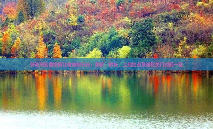 劳动节到重庆两江夜游旅行社：票价、时长、上船地点及游轮关门时间一览