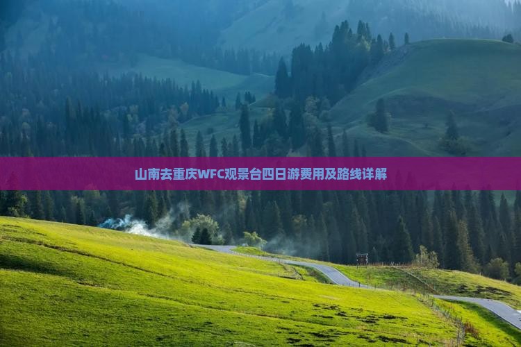山南去重庆WFC观景台四日游费用及路线详解