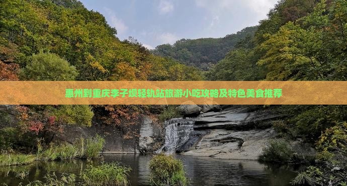 惠州到重庆李子坝轻轨站旅游小吃攻略及特色美食推荐