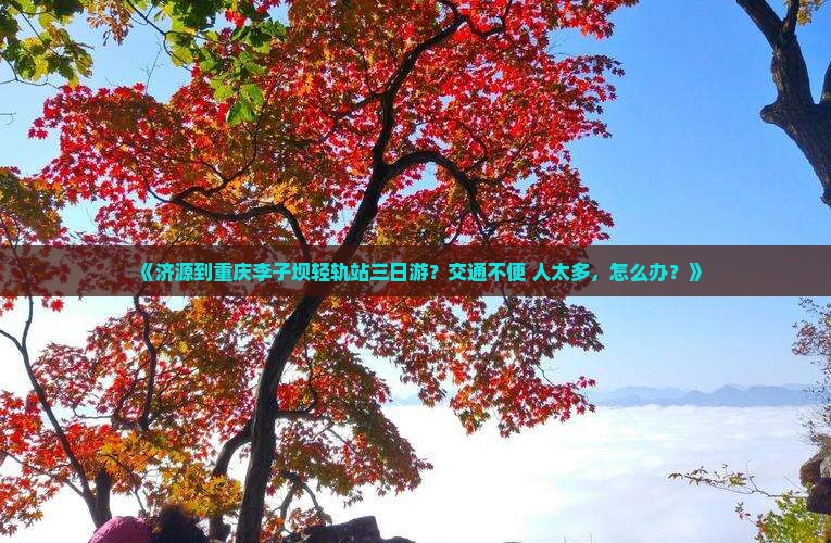 济源到重庆李子坝轻轨站三日游