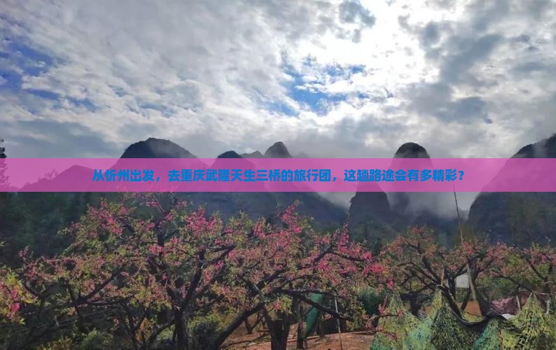 忻州到重庆武隆天生三桥大型旅游团