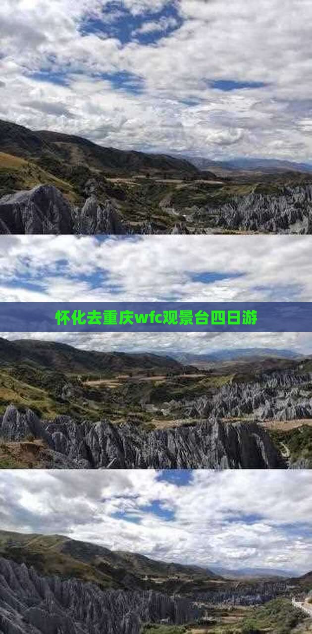 怀化去重庆wfc观景台四日游