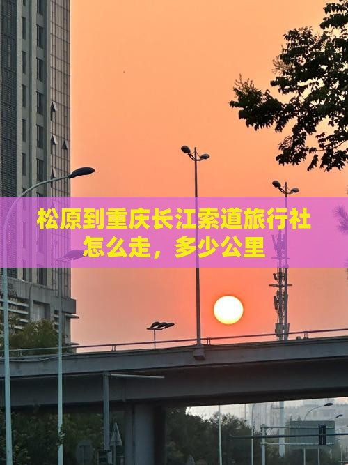 松原到重庆长江索道旅行社