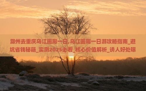 滁州去重庆乌江画廊一日