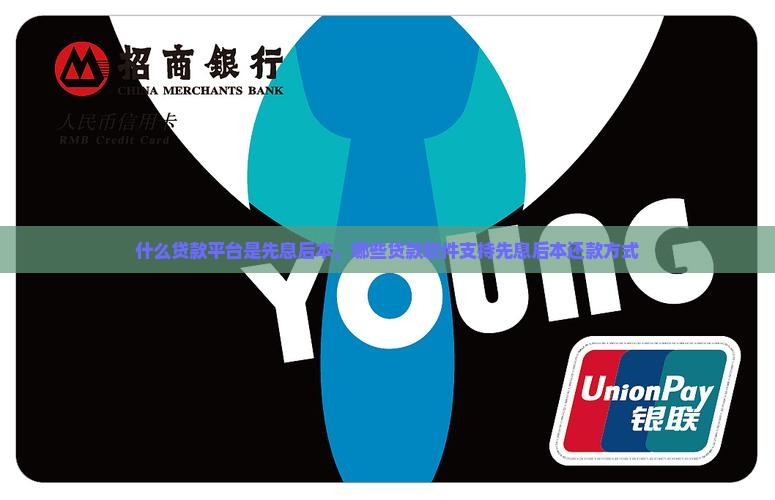 什么贷款平台是先息后本，哪些贷款软件支持先息后本还款方式