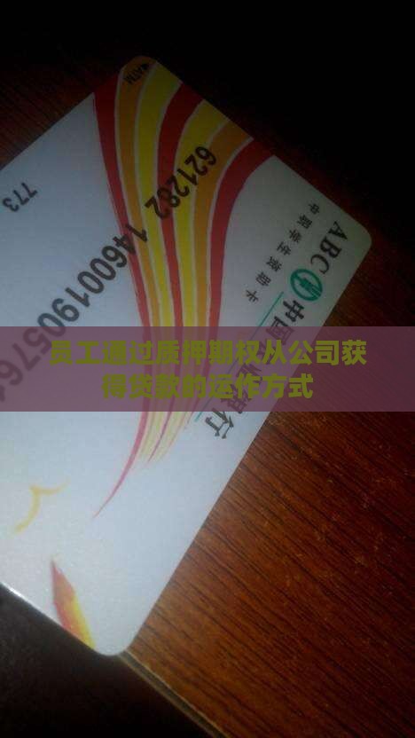 员工通过质押期权从公司获得贷款的运作方式