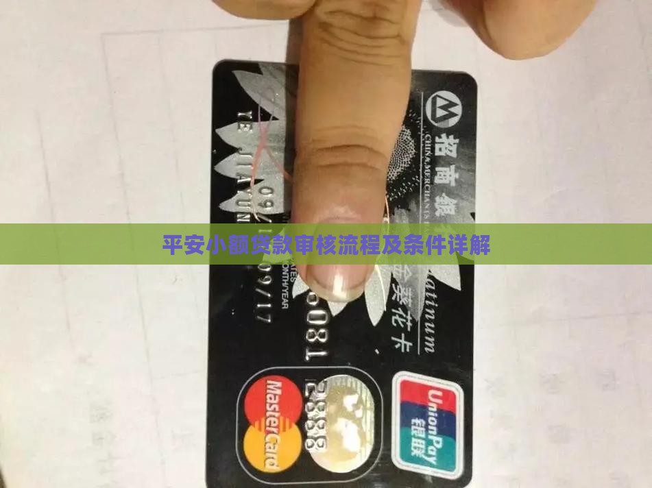 平安小额贷款审核流程及条件详解