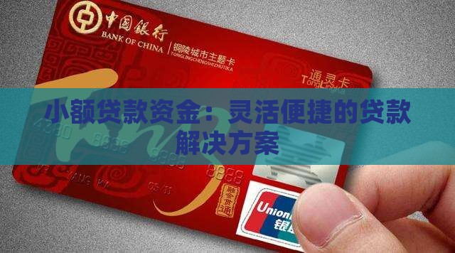 小额贷款资金：灵活便捷的贷款解决方案