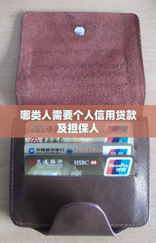 哪类人需要个人信用贷款及担保人
