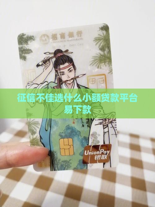 征信不佳选什么小额贷款平台易下款