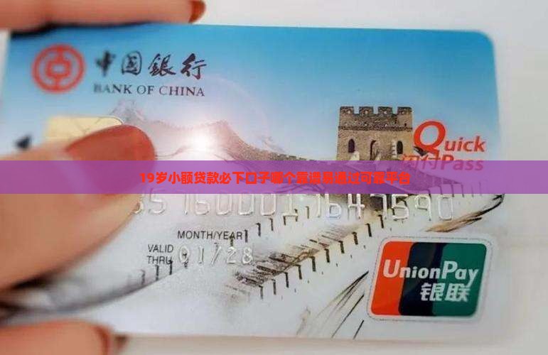 19岁小额贷款必下口子哪个靠谱易通过可靠平台