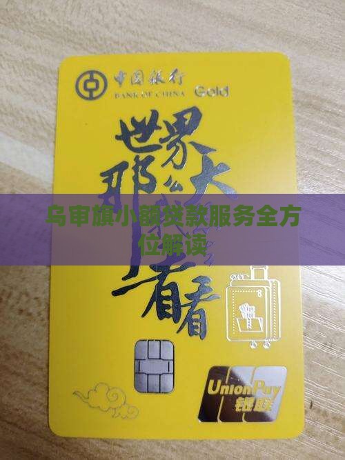 乌审旗小额贷款服务全方位解读
