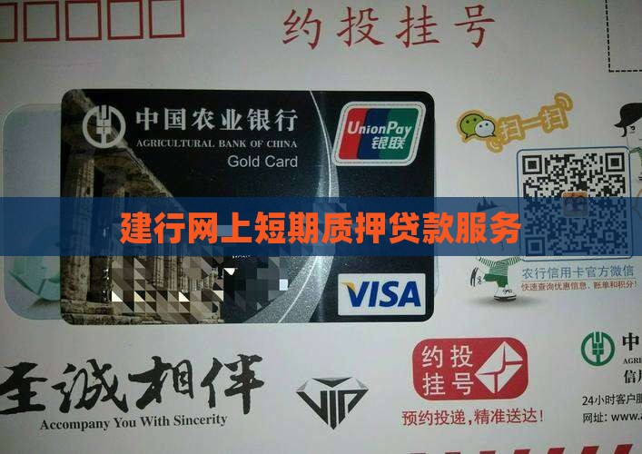 建行网上短期质押贷款服务