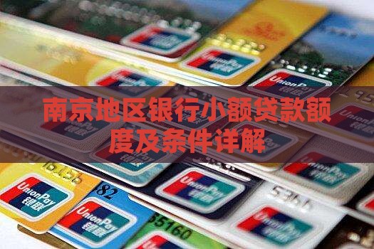 南京地区银行小额贷款额度及条件详解