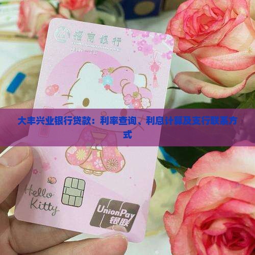 大丰兴业银行贷款：利率查询、利息计算及支行联系方式