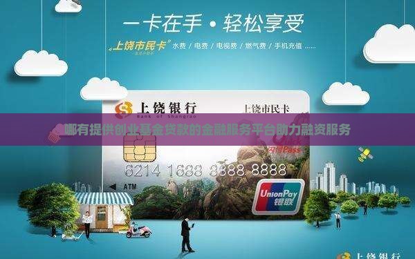 哪有提供创业基金贷款的金融服务平台助力融资服务