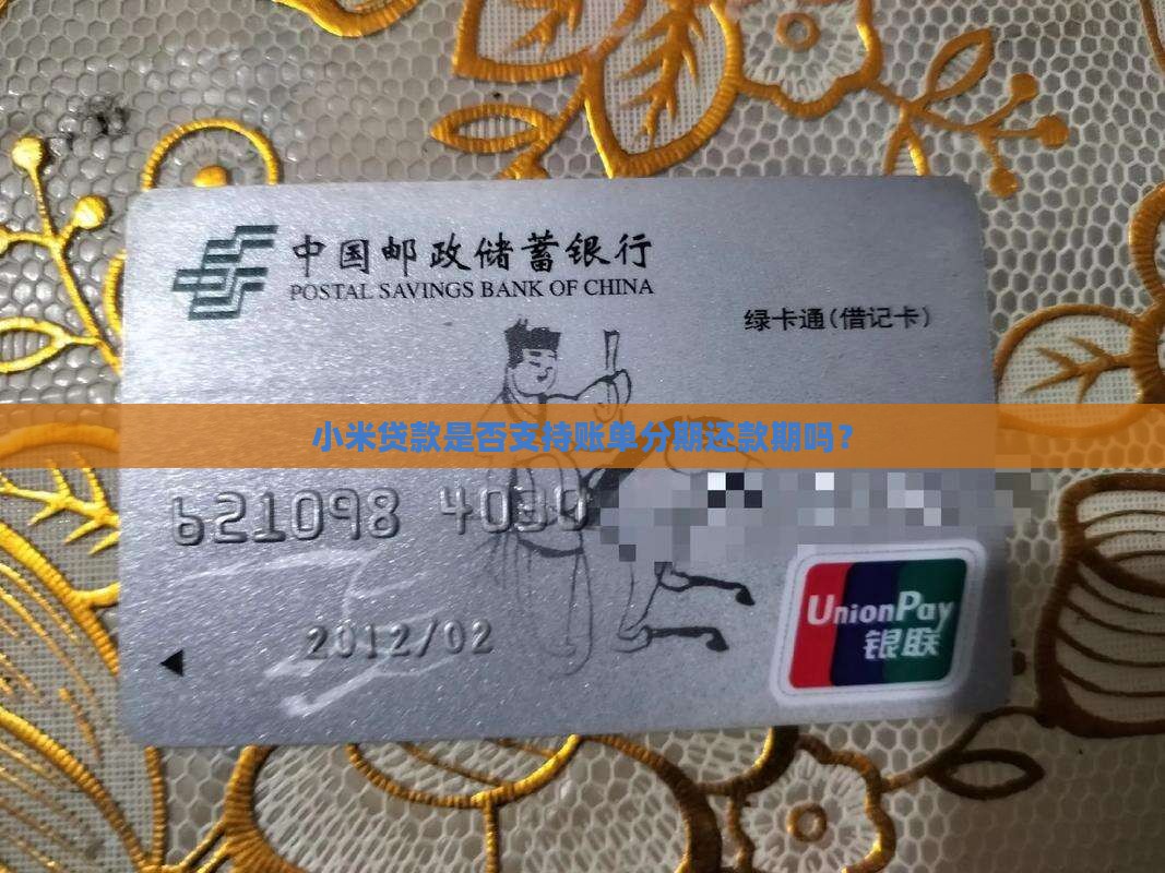 小米贷款是否支持账单分期还款期吗？