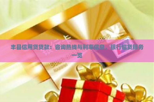 丰县信用贷贷款：咨询热线与利率信息，银行信贷服务一览