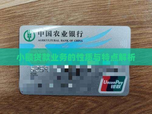 小额贷款业务的性质与特点解析