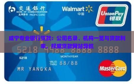 咸宁专业银行贷款：公司名录、机构一览与贷款利率，权威贷款网站导航