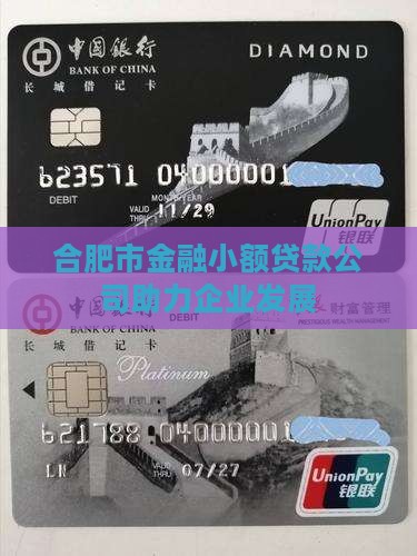 合肥市金融小额贷款公司助力企业发展