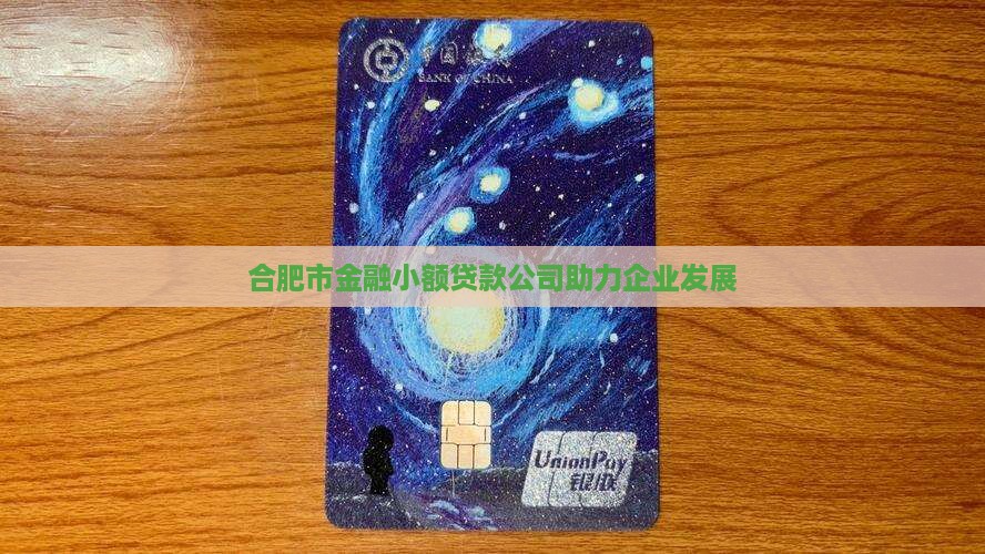 合肥市金融小额贷款公司助力企业发展