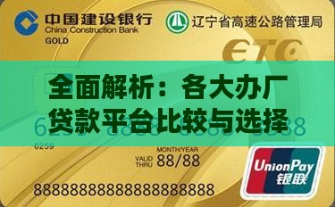 全面解析：各大办厂贷款平台比较与选择